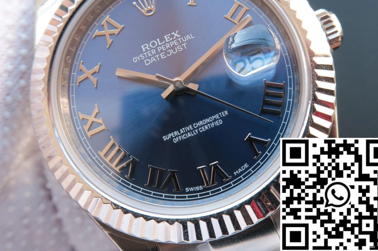 Factory 116334 Dial Rolex Datejust Blue EW 0122